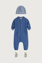 Load image into Gallery viewer, Baby Sweater Suit &#39;&#39;Blue Moon&#39;&#39; GOTS Organic Cotton
