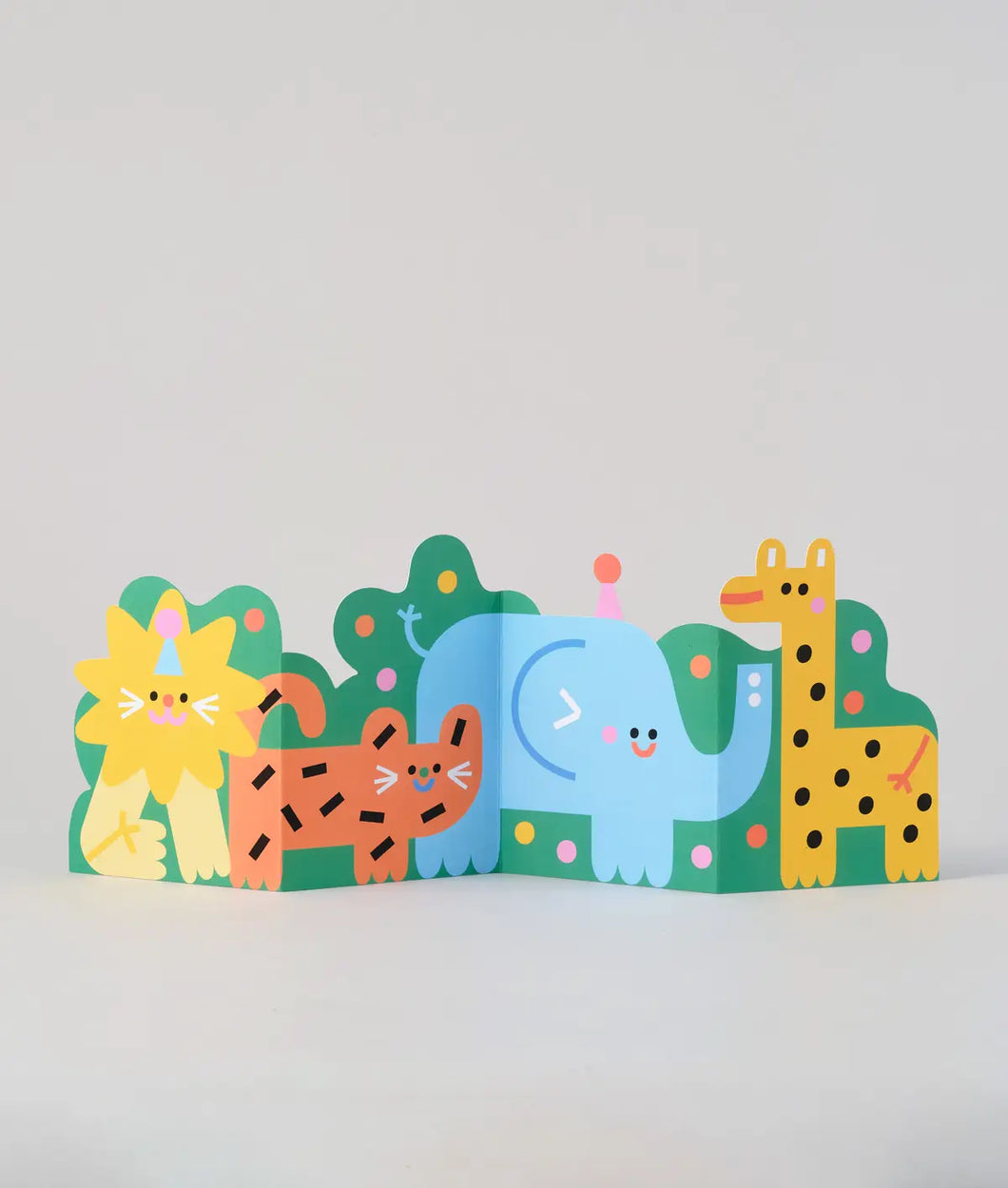 ''Jungle'' Fold Out Kids' Birthday Card