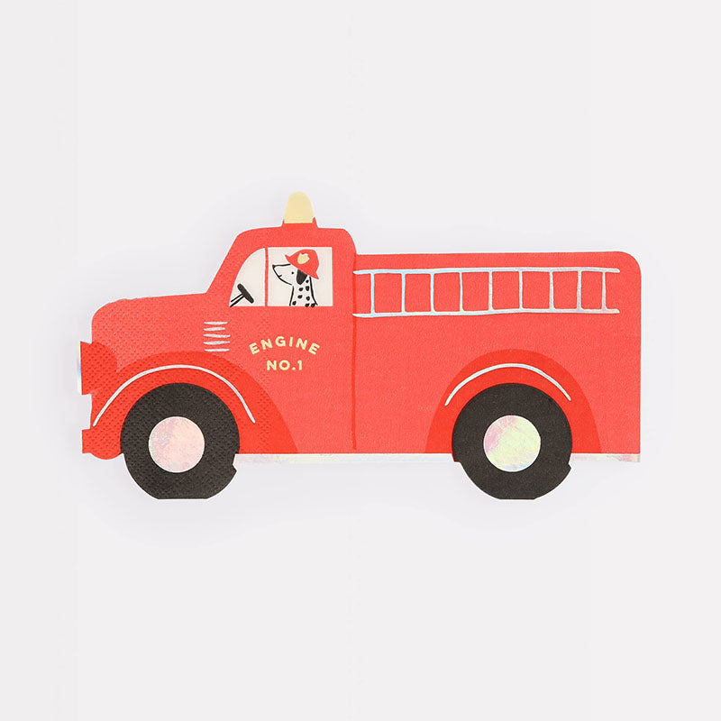 Napkins, Fire Truck