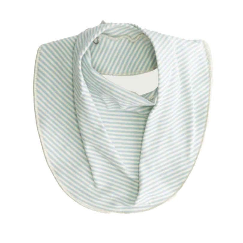 Baby Bib GOTS Organic Cotton, Sky Cream