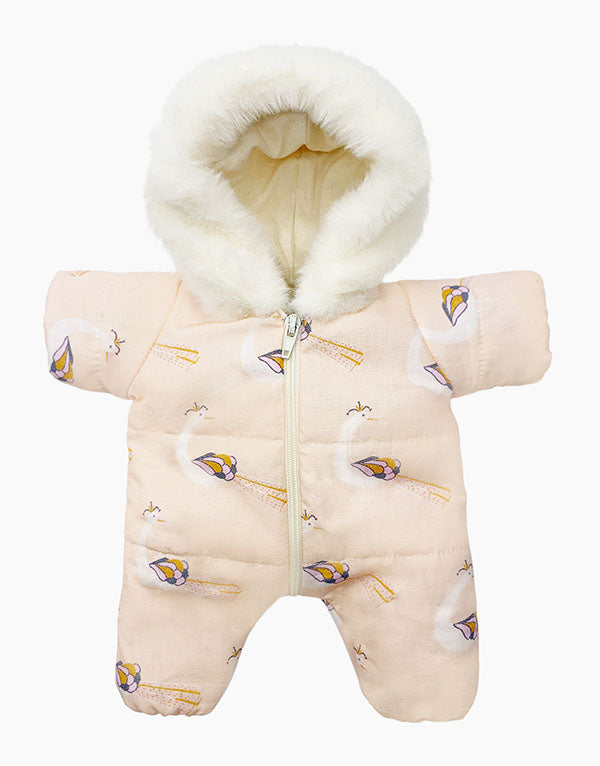 Baby Doll Snowsuit ''Peacocks Roses'' 28cm