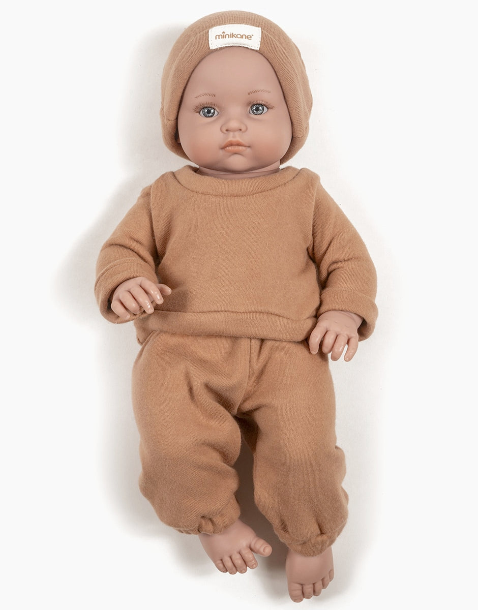 Minikane Bambinis Doll Clothing ''Liam Set, Brown Sugar'' 47cm