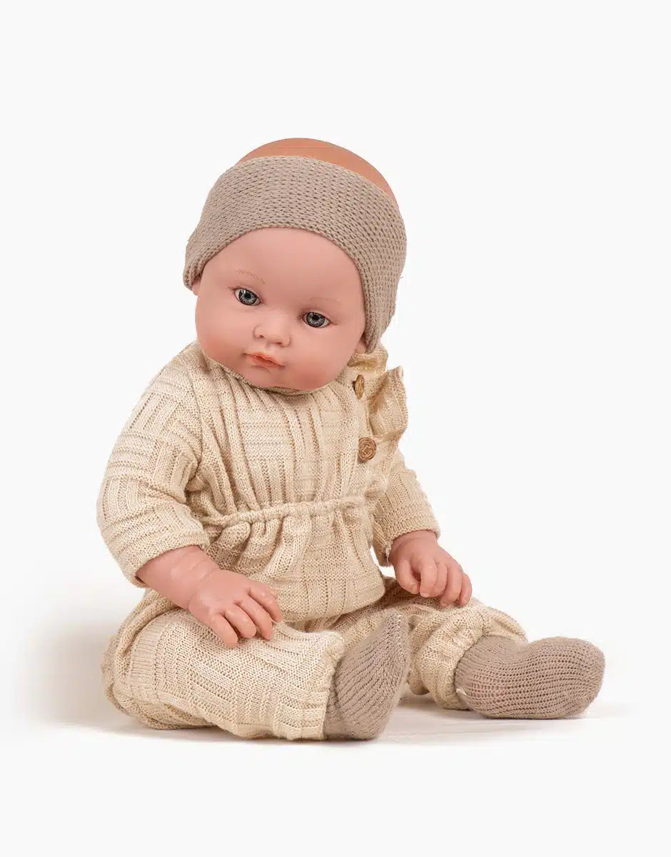 Minikane Bambini Doll ''Yaelle'' 47cm Cream Mesh Jumpsuit