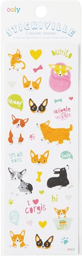 Sticker Set ''Corgi''