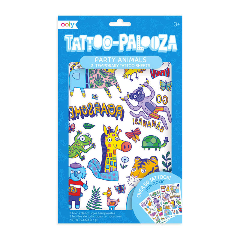 Temporary Tattoos ''Party Animals''