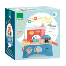 Load image into Gallery viewer, Wooden Play Workbench Activity Toy
