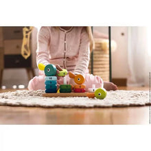 Lade das Bild in den Galerie-Viewer, Wooden Stacking Toy &#39;&#39;Zigolos Ducks&#39;&#39;
