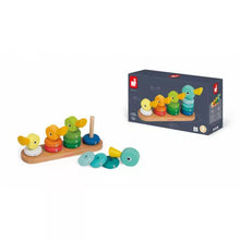 Lade das Bild in den Galerie-Viewer, Wooden Stacking Toy &#39;&#39;Zigolos Ducks&#39;&#39;
